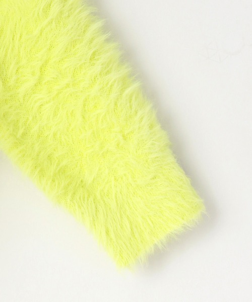 LOWRYS FARM（ローリーズファーム）の「カラーシャギーＢＩＧプルオーバー　973880（ニット/セーター・キッズ・ピンク/イエロー/チャコールグレー・110cm/120cm/130cm/140cm/150cm）」の19枚目の写真