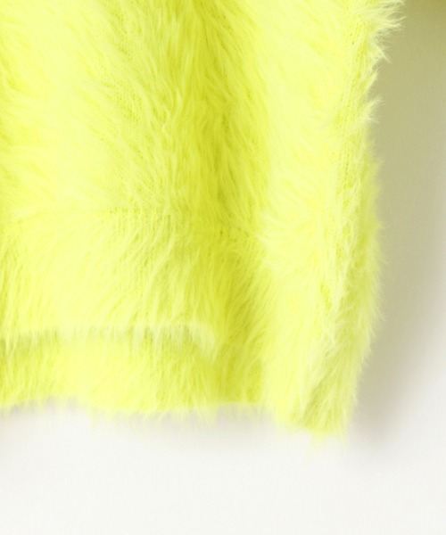 LOWRYS FARM（ローリーズファーム）の「カラーシャギーＢＩＧプルオーバー　973880（ニット/セーター・キッズ・ピンク/イエロー/チャコールグレー・110cm/120cm/130cm/140cm/150cm）」の15枚目の写真