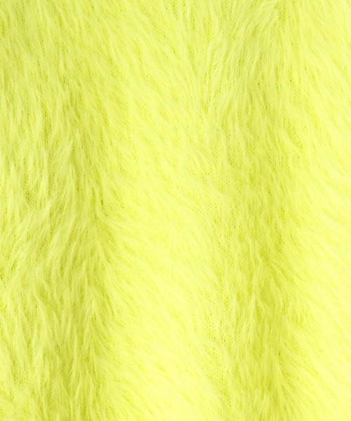 LOWRYS FARM（ローリーズファーム）の「カラーシャギーＢＩＧプルオーバー　973880（ニット/セーター・キッズ・ピンク/イエロー/チャコールグレー・110cm/120cm/130cm/140cm/150cm）」の5枚目の写真