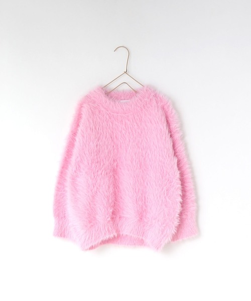 LOWRYS FARM（ローリーズファーム）の「カラーシャギーＢＩＧプルオーバー　973880（ニット/セーター・キッズ・ピンク/イエロー/チャコールグレー・110cm/120cm/130cm/140cm/150cm）」の22枚目の写真