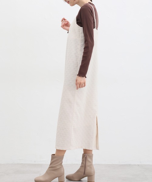 Honeys（ハニーズ）の「キャミワンピース（ワンピース・レディース・ブラウン/アイボリー/ブラック・M/S/LL/L）」の17枚目の写真