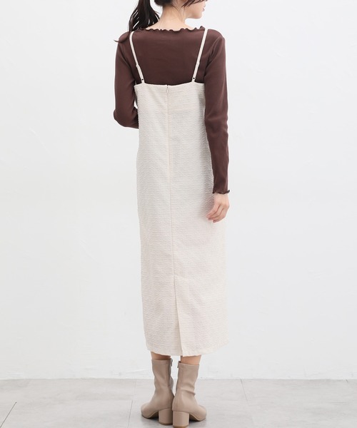 Honeys（ハニーズ）の「キャミワンピース（ワンピース・レディース・ブラウン/アイボリー/ブラック・M/S/LL/L）」の18枚目の写真