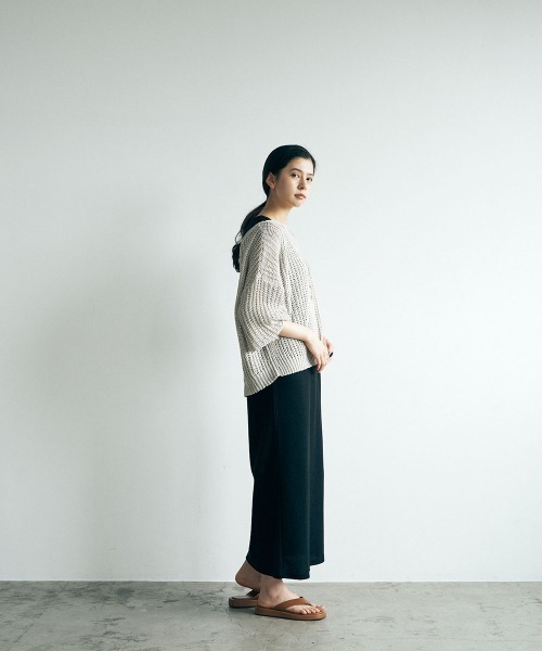 marjour(マージュール)の「ROUGHLY KNIT PULLOVER(ニット/セーター・レディース・ミント/ベージュ・M)」の12枚目の写真