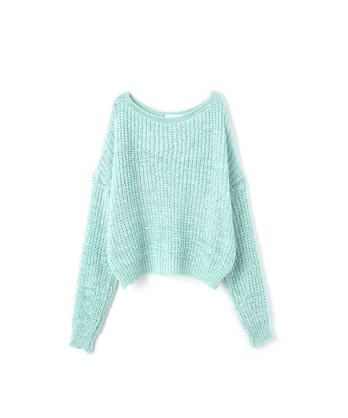 marjour(マージュール)の「ROUGHLY KNIT PULLOVER(ニット/セーター・レディース・ミント/ベージュ・M)」の16枚目の写真