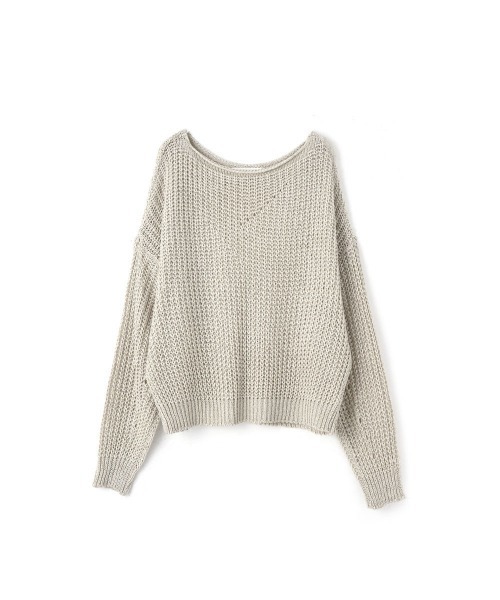 marjour(マージュール)の「ROUGHLY KNIT PULLOVER(ニット/セーター・レディース・ミント/ベージュ・M)」の17枚目の写真