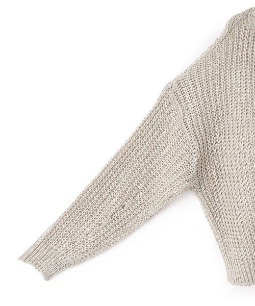 marjour(マージュール)の「ROUGHLY KNIT PULLOVER(ニット/セーター・レディース・ミント/ベージュ・M)」の20枚目の写真