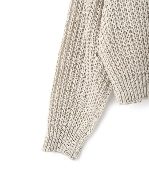 marjour(マージュール)の「ROUGHLY KNIT PULLOVER(ニット/セーター・レディース・ミント/ベージュ・M)」の21枚目の写真