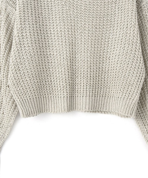 marjour(マージュール)の「ROUGHLY KNIT PULLOVER(ニット/セーター・レディース・ミント/ベージュ・M)」の22枚目の写真