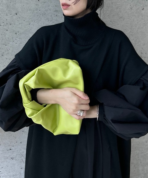 y/m by RIKA(イムバイリカ)の「ツイストハンドルBAG(ショルダーバッグ・レディース・グリーン/ブラック・FREE)」の11枚目の写真