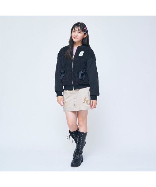 algy(アルジー)の「ロゴ刺繍レースアップロングブーツ(ブーツ・キッズ・ブラック・22/21/23/24)」の10枚目の写真