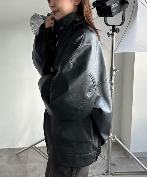 apres jour mignon(アプレジュールミニョン)の「アソートポケットブルゾン【ZOZOTOWN限定アイテム】(ブルゾン・レディース・ブラック/ダークブラウン/ブラック系その他/ブラック系その他2/ダークブラウン系/ブラウン系その他/グレー系その他・フリー/X-LARGE)」の21枚目の写真