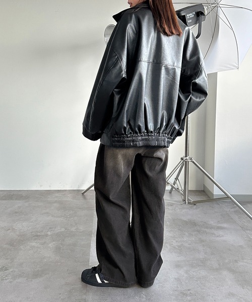 apres jour mignon(アプレジュールミニョン)の「アソートポケットブルゾン【ZOZOTOWN限定アイテム】(ブルゾン・レディース・ブラック/ダークブラウン/ブラック系その他/ブラック系その他2/ダークブラウン系/ブラウン系その他/グレー系その他・フリー/X-LARGE)」の20枚目の写真