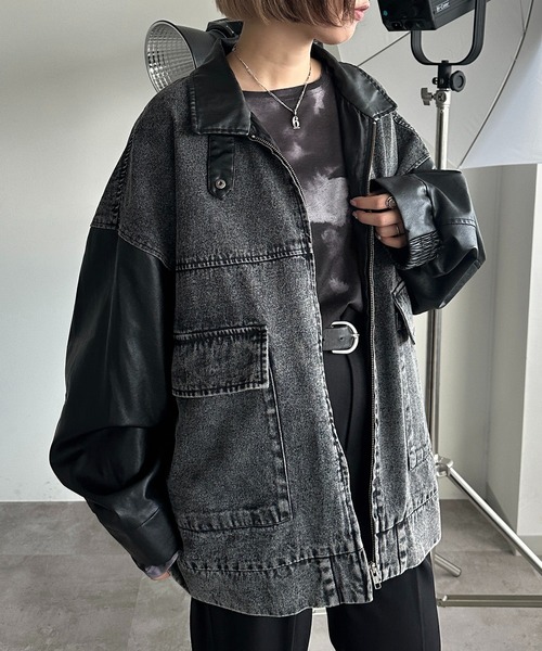 apres jour mignon(アプレジュールミニョン)の「アソートポケットブルゾン【ZOZOTOWN限定アイテム】(ブルゾン・レディース・ブラック/ダークブラウン/ブラック系その他/ブラック系その他2/ダークブラウン系/ブラウン系その他/グレー系その他・フリー/X-LARGE)」の8枚目の写真