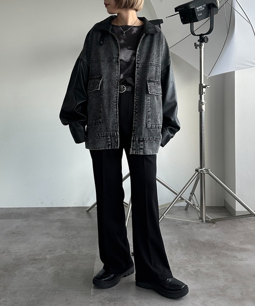 apres jour mignon(アプレジュールミニョン)の「アソートポケットブルゾン【ZOZOTOWN限定アイテム】(ブルゾン・レディース・ブラック/ダークブラウン/ブラック系その他/ブラック系その他2/ダークブラウン系/ブラウン系その他/グレー系その他・フリー/X-LARGE)」の14枚目の写真