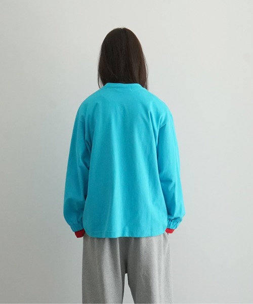 NEONSIGN（ネオンサイン）の「NEONSIGN LAYERED SLEEVE L/S T-SHIRT（Tシャツ/カットソー・メンズ・グレー/ブルー・46/44）」の12枚目の写真