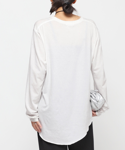 AP STUDIO（エーピーストゥディオ）の「round tail T-sh（Tシャツ/カットソー・レディース・ホワイト・FREE）」の7枚目の写真