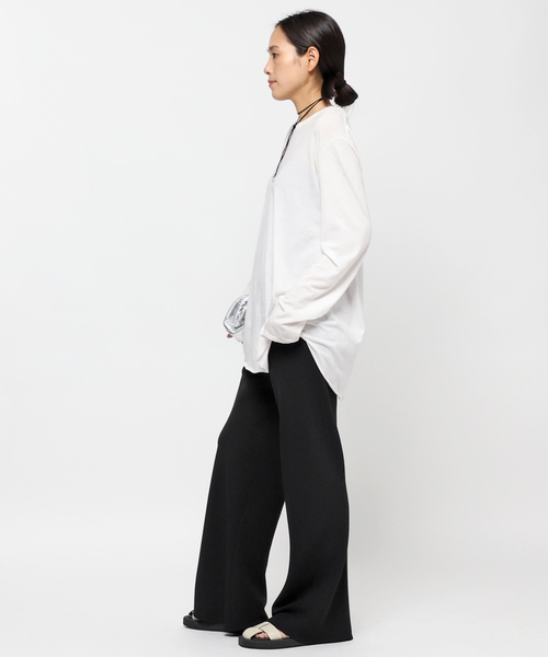 AP STUDIO（エーピーストゥディオ）の「round tail T-sh（Tシャツ/カットソー・レディース・ホワイト・FREE）」の9枚目の写真