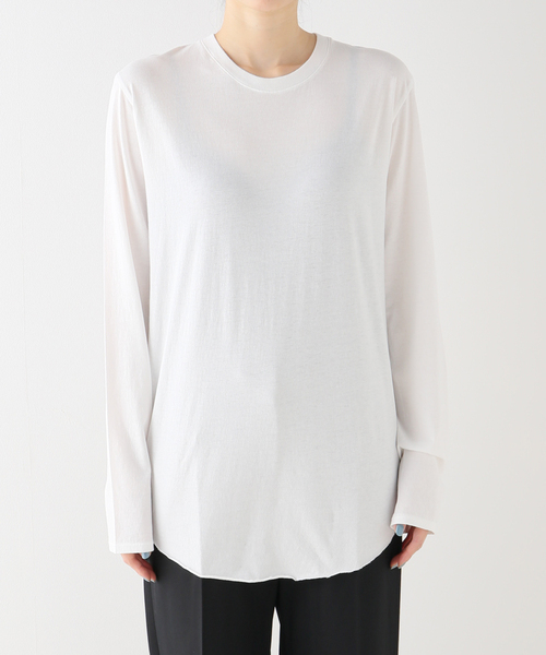 AP STUDIO（エーピーストゥディオ）の「round tail T-sh（Tシャツ/カットソー・レディース・ホワイト・FREE）」の14枚目の写真