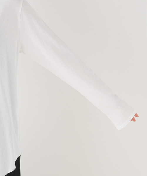 AP STUDIO（エーピーストゥディオ）の「round tail T-sh（Tシャツ/カットソー・レディース・ホワイト・FREE）」の19枚目の写真