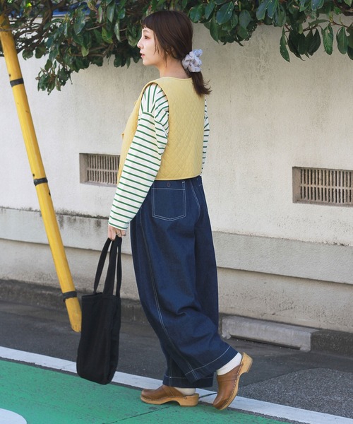 Crisp（クリスプ）の「キルティングリボンベスト（ベスト・レディース・イエロー/アイボリー・FREE）」の11枚目の写真