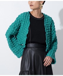 Settimissimo | 【セットアップ対応】フロントオープンポコポコショートボレロ(カーディガン/ボレロ)