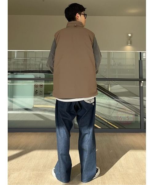 CAMP7（キャンプセブン）の「【CAMP7】【ＥＡＺＹＰ】中綿ベスト（ベスト・メンズ・ブラック/ベージュ・M/XL/L）」の18枚目の写真