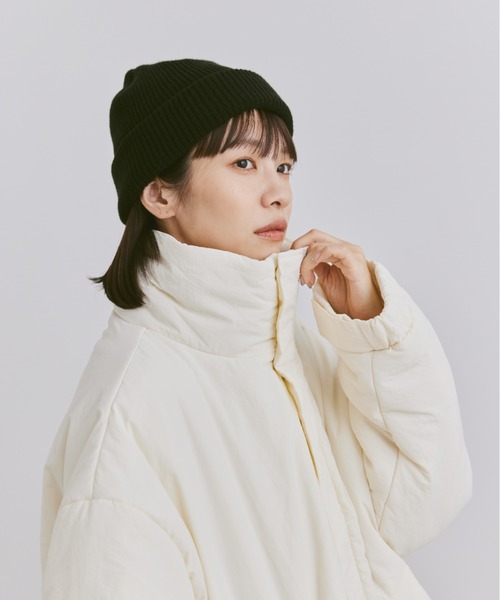 flaner（フラネ）の「Rib knit cap / リブニットキャップ（ニットキャップ/ビーニー・レディース・ブラック・FREE）」の4枚目の写真