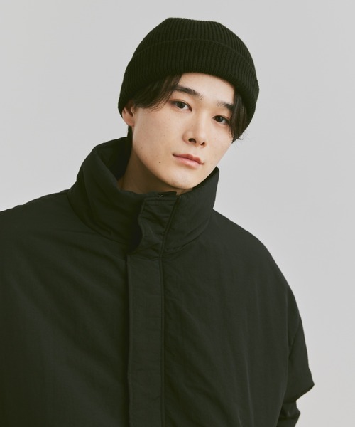flaner（フラネ）の「Rib knit cap / リブニットキャップ（ニットキャップ/ビーニー・レディース・ブラック・FREE）」の16枚目の写真