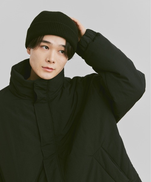 flaner（フラネ）の「Rib knit cap / リブニットキャップ（ニットキャップ/ビーニー・レディース・ブラック・FREE）」の17枚目の写真