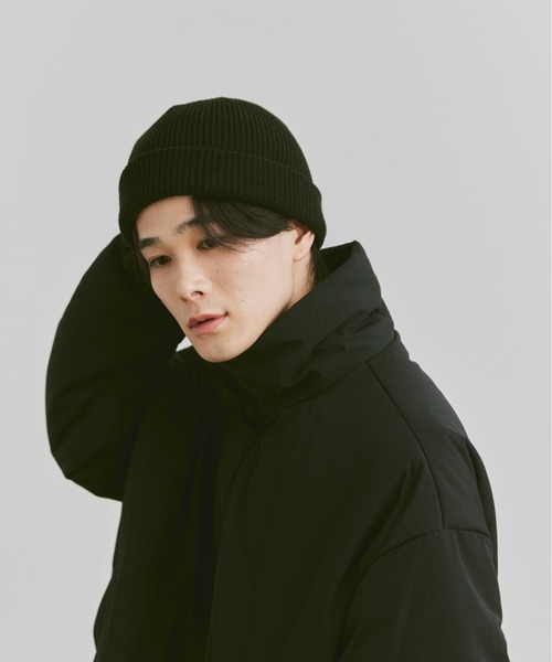 flaner（フラネ）の「Rib knit cap / リブニットキャップ（ニットキャップ/ビーニー・レディース・ブラック・FREE）」の20枚目の写真