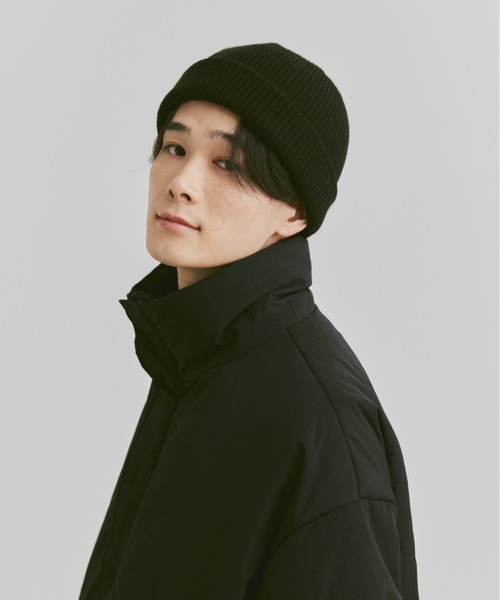 flaner（フラネ）の「Rib knit cap / リブニットキャップ（ニットキャップ/ビーニー・レディース・ブラック・FREE）」の18枚目の写真