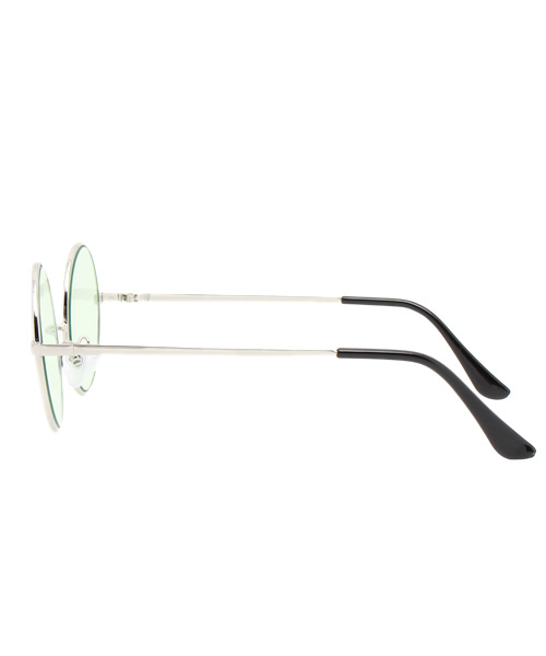 WEGO(ウィゴー)の「WEGO/カラーレンズラウンドサングラス(サングラス・メンズ・ブルー/グリーン/ピンク・FREE)」の7枚目の写真