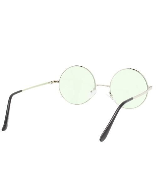 WEGO(ウィゴー)の「WEGO/カラーレンズラウンドサングラス(サングラス・メンズ・ブルー/グリーン/ピンク・FREE)」の8枚目の写真