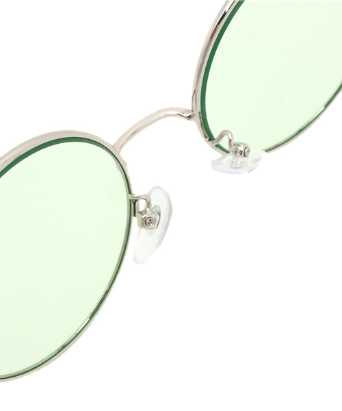 WEGO(ウィゴー)の「WEGO/カラーレンズラウンドサングラス(サングラス・メンズ・ブルー/グリーン/ピンク・FREE)」の10枚目の写真