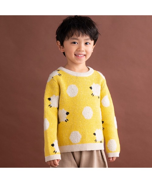 【セール】ひつじドットプルオーバー（ニット/セーター）｜ami amie（アミアミ） 5,005円