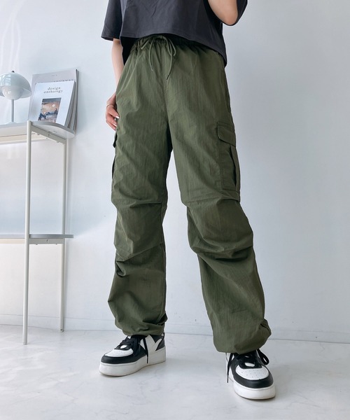 アズノウアズ ラクラクタックパンツ AS KNOW AS plus（アズノゥアズプラス）の「リネン混 タック