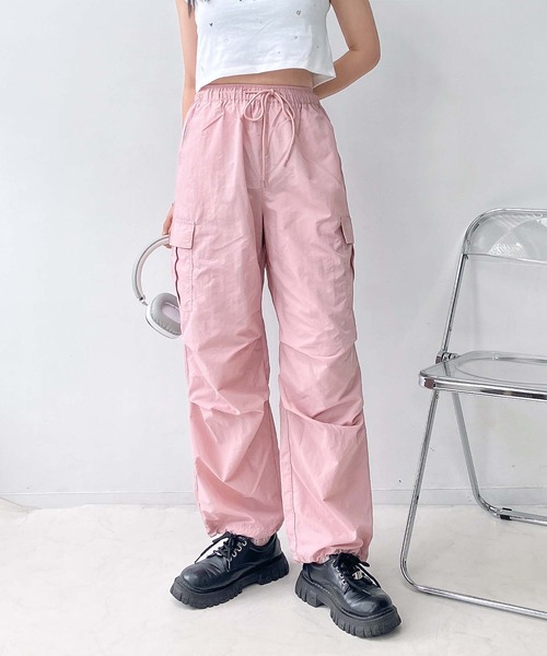 【未使用】ティッカ リネン カーゴパンツ ミリタリーパンツ ピンク 洗える 11_bd07154a-19c5-4efd-adb8-