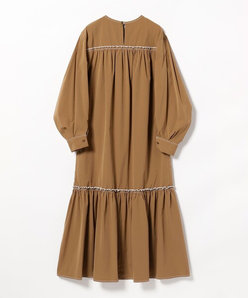 Ray BEAMS（レイビームス）の「Ray BEAMS / 配色ステッチ ギャザー ワンピース（ワンピース・レディース・ブラック/カーキ・ONE SIZE）」の22枚目の写真