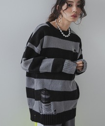 レディースのニット/セーター（グレー/灰色系）ファッション通販