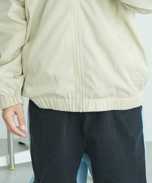 PAIRMANON STREET(ペアマノンストリート)の「【PAIRMANON STREET】コットン スイングトップ ブルゾン(ブルゾン・キッズ・ベージュ/ブラック・130/110/140/120/150/90/100)」の5枚目の写真