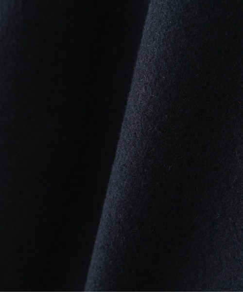 N.(N. Natural Beauty Basic)(エヌエヌナチュラルビューティーベーシック)の「【S Size Line】◆エアニーノーカラーショートコート(ノーカラーコート・レディース・モカ/ライトグリーン/ネイビー・MEDIUM/SMALL)」の4枚目の写真