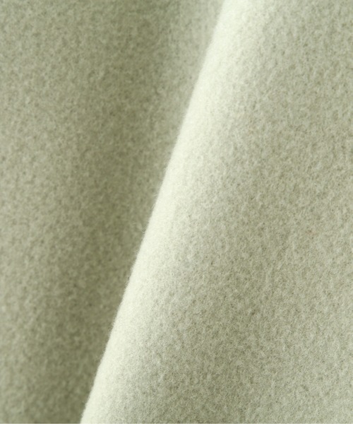 N.(N. Natural Beauty Basic)(エヌエヌナチュラルビューティーベーシック)の「【S Size Line】◆エアニーノーカラーショートコート(ノーカラーコート・レディース・モカ/ライトグリーン/ネイビー・MEDIUM/SMALL)」の6枚目の写真