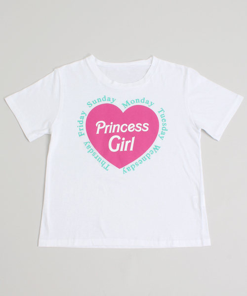 WC(ダブル シー)の「WC/ハートプリントTシャツ(Tシャツ/カットソー・レディース・ホワイト/ブラック・FREE)」の5枚目の写真