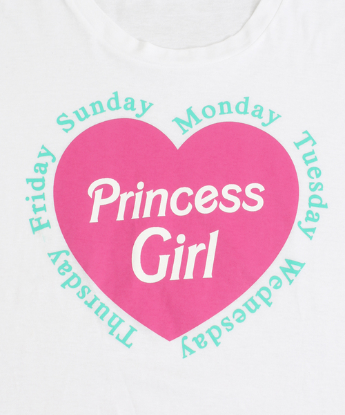 WC(ダブル シー)の「WC/ハートプリントTシャツ(Tシャツ/カットソー・レディース・ホワイト/ブラック・FREE)」の8枚目の写真