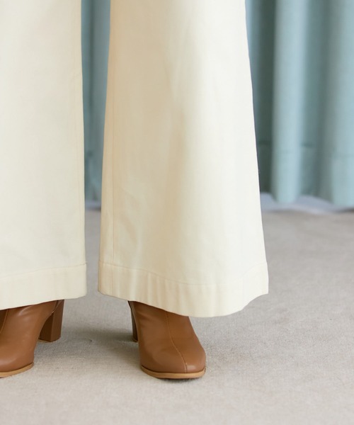 VIS（ビス）の「【洗える】微起毛バギーパンツ（スラックス・レディース・ブラウン系その他/キナリ・M/S/SS）」の13枚目の写真