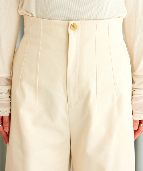 VIS（ビス）の「【洗える】微起毛バギーパンツ（スラックス・レディース・ブラウン系その他/キナリ・M/S/SS）」の11枚目の写真