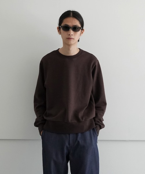 ALLEGE(アレッジ)の「ALLEGE Tight Sweat Shirt(スウェット・メンズ・グレー/ブラック/ブラウン・3)」の3枚目の写真