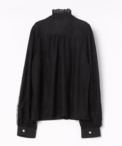 Ank Rouge(アンクルージュ)の「レースリボンタイブラウス(シャツ/ブラウス・レディース・ホワイト/ピンク/ブラック・M)」の4枚目の写真