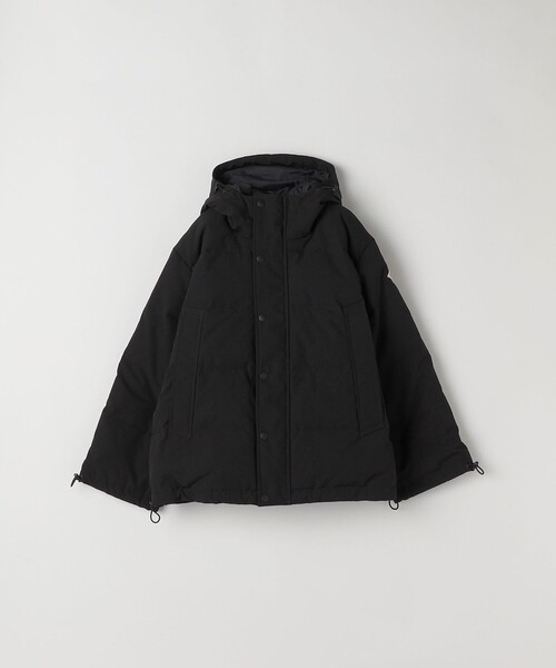 DANTON(ダントン)の「DANTON: フード ショート ダウン ジャケット(ダウンジャケット/コート・レディース・ブラック/ベージュ・ONE SIZE)」の13枚目の写真