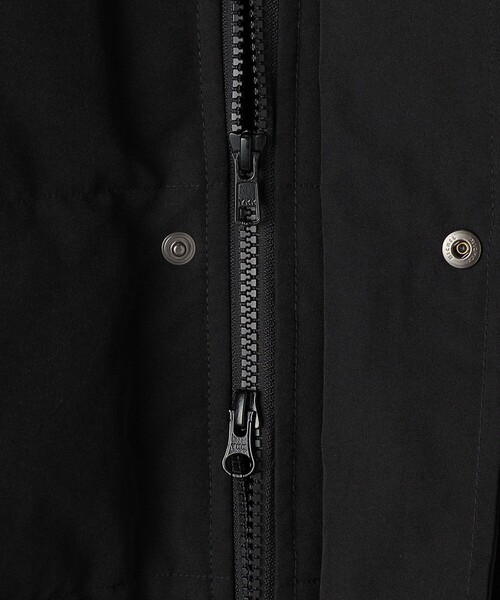 DANTON(ダントン)の「DANTON: フード ショート ダウン ジャケット(ダウンジャケット/コート・レディース・ブラック/ベージュ・ONE SIZE)」の16枚目の写真